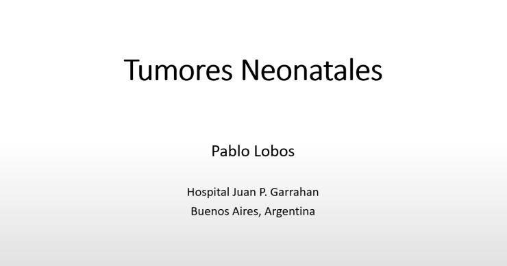 Tumores Neonatales