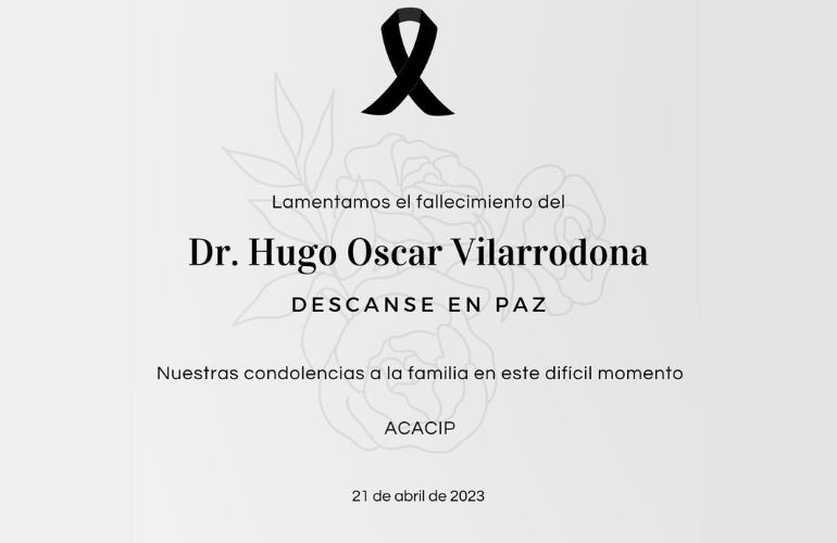 En memoria del Dr. Hugo Oscar Vilarrodona